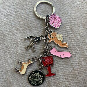 Madonna Inn Charm Keychain